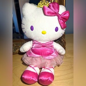 ❌SOLD❌ Sanrio Hello Kitty Pink Ballerina Princess Plush 10”